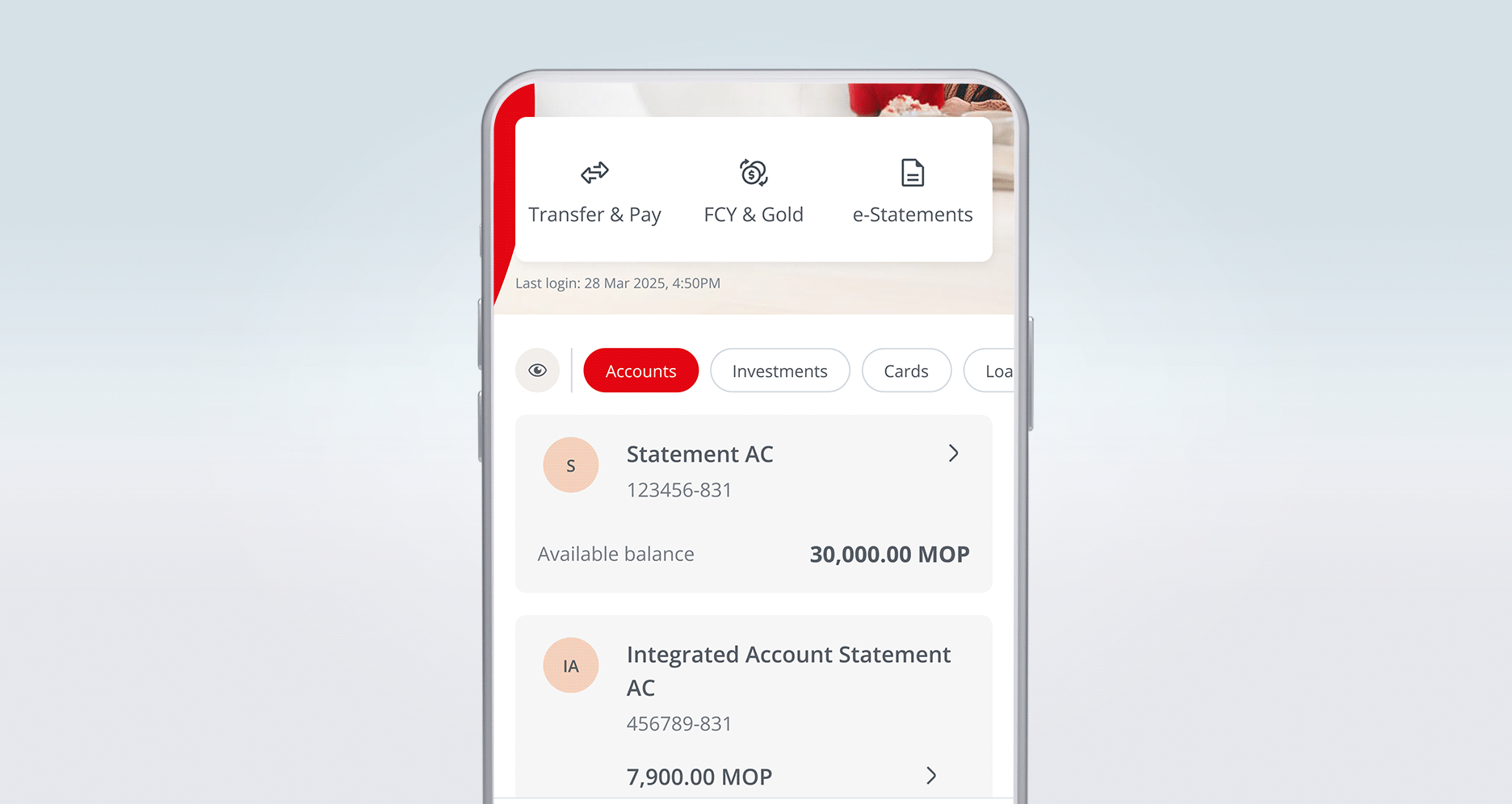 Complete portfolio at a single view